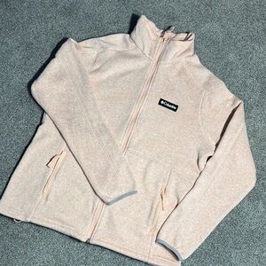 Women’s Columbia Pale Pink Full-Zip Fleece Jacket